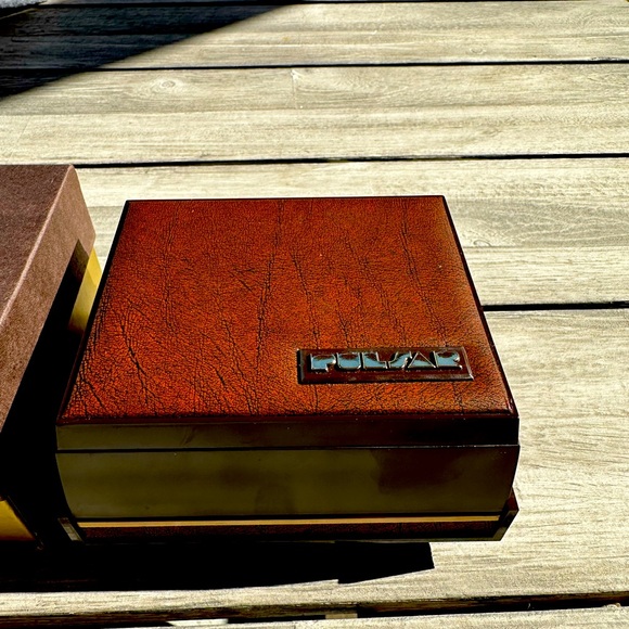 Men’s Pulsar 1970s James Bond style 14kt Gold Filled With Original Box - Picture 3 of 11